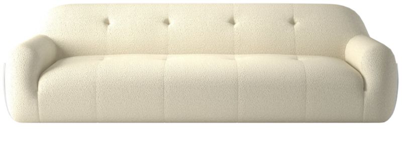 Brace Bloce Cream Tufted Sofa - image 0 of 7