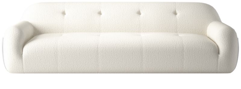 Brace Wooly Sand Tufted Sofa - image 0 of 7