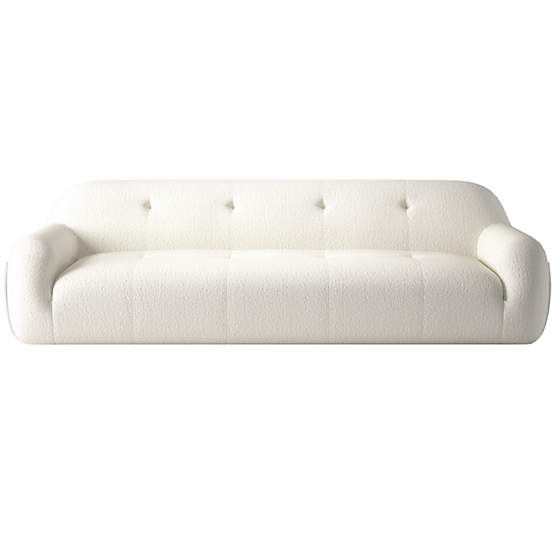 Brace Wooly Sand Tufted Sofa