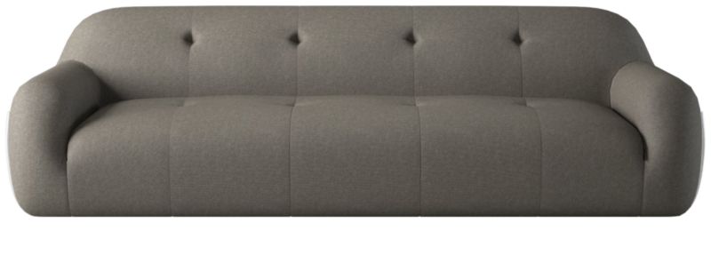 Brace Sofa Angel Pewter + Reviews | CB2