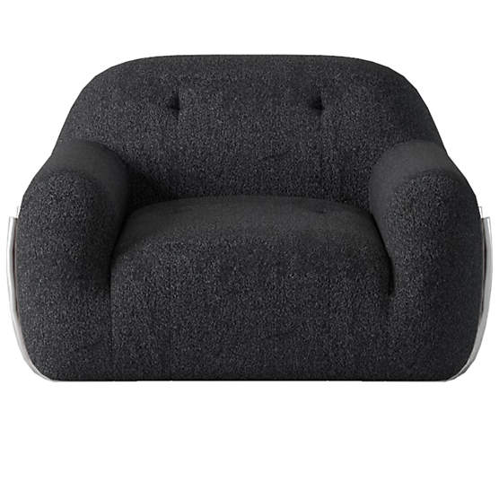 Brace Bloce Noir Lounge Chair