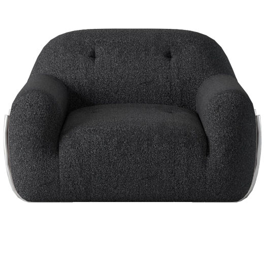 Brace Bloce Noir Lounge Chair