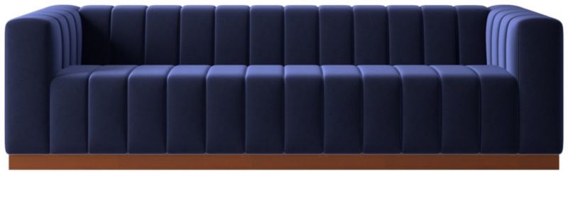 Forte Channeled Luca Eclipse Extra Large Sofa - image 0 of 7