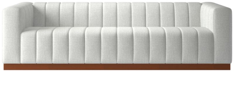 Forte Channeled Extra Large Sofa Elliot Dove - image 0 of 7