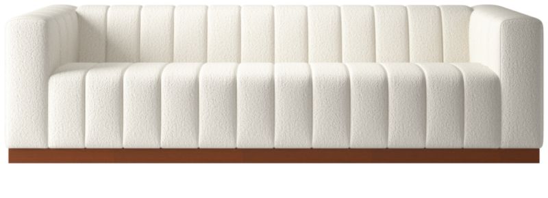 Forte Channeled Extra Large Sofa Wooly Sand - image 0 of 7