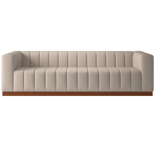 Forte Channeled Extra Large Sofa Luca Bone