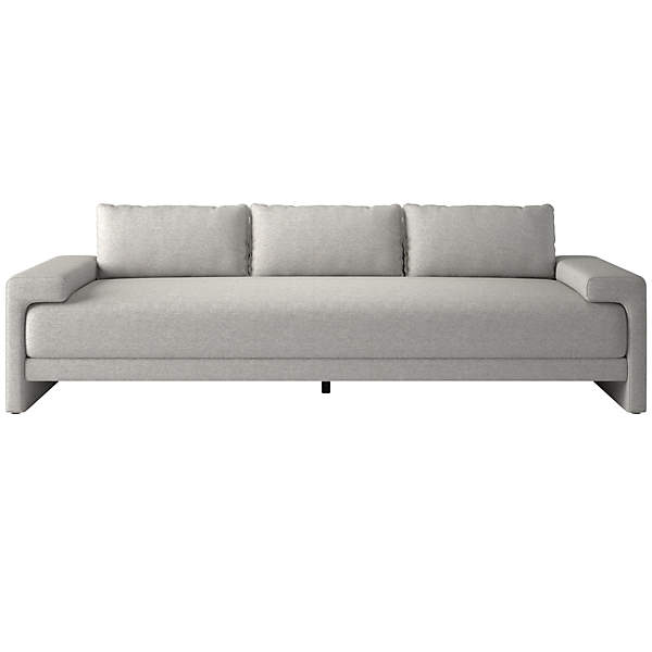 Camden Hatch Platinum Modern Sofa Reviews CB2