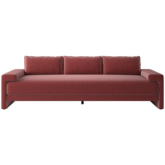 Camden 101" Sofa Luca Rose