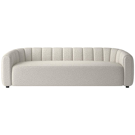 Fitz 97.5" Sofa Bloce Grey
