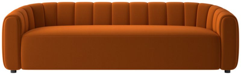 Fitz 98" Channeled Sofa Luca Russet - image 0 of 7