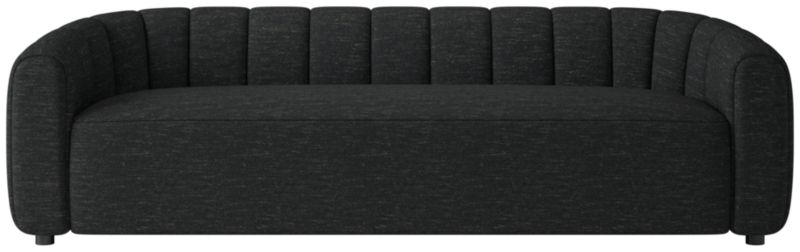 Fitz 98" Channeled Sofa Curious Ebony - image 0 of 8