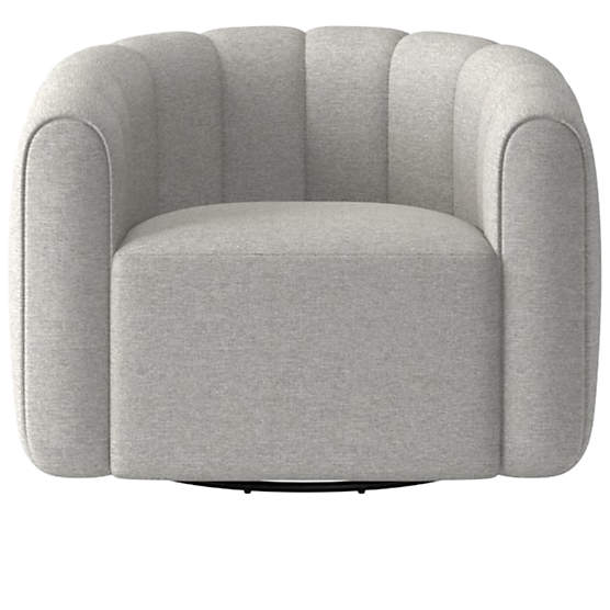 Fitz Hatch Platinum Swivel Chair