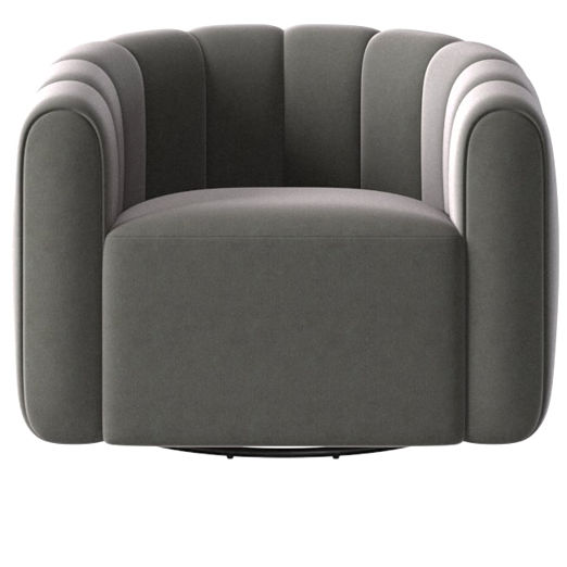 Fitz Swivel Chair Luca Storm