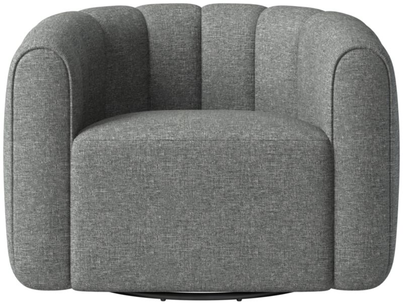 Fitz Hatch Charcoal Swivel Chair - image 0 of 8