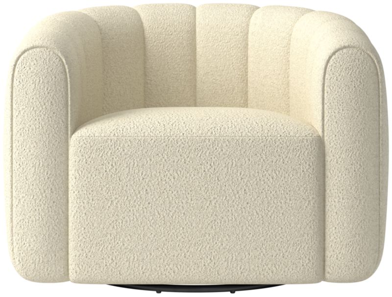 Fitz Bloce Cream Swivel Chair - image 0 of 8