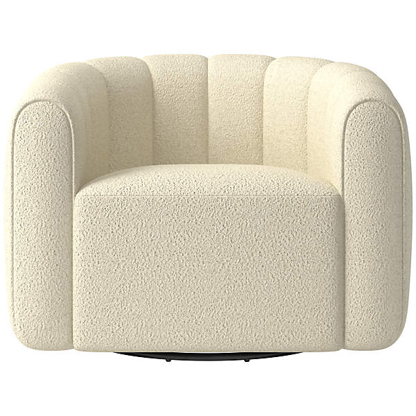 Swivel new arrivals chair cream