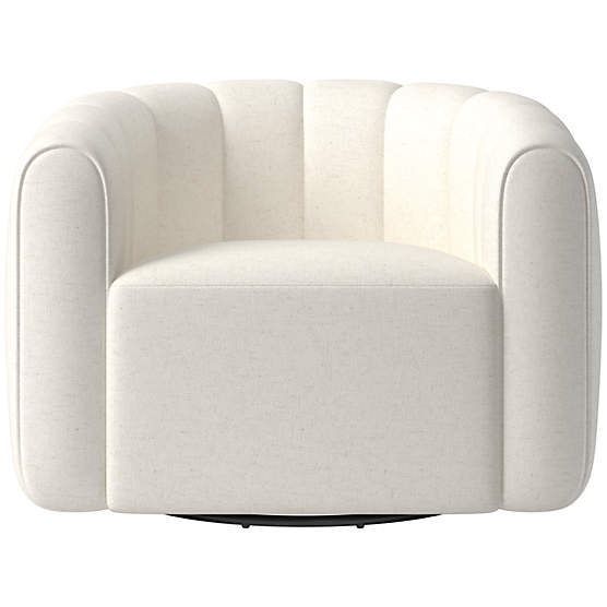 Fitz Swivel Chair Camila Oyster
