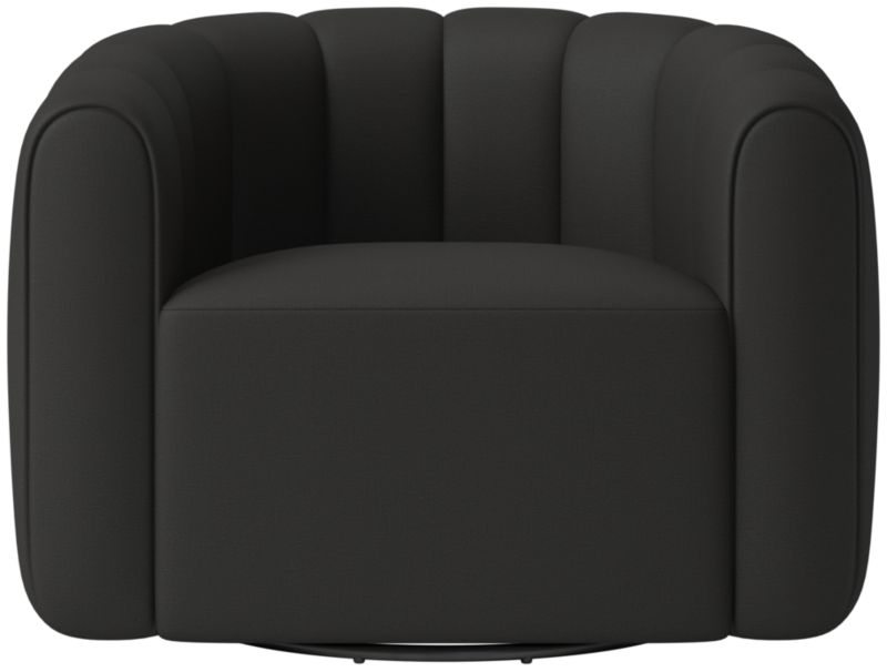 Fitz Swivel Chair Kanvas Ebony - image 0 of 7