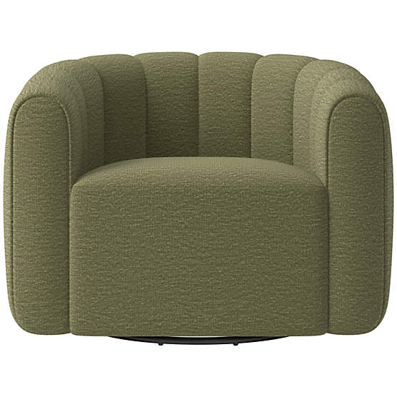 Fitz Swivel Chair Coverlet Hunter