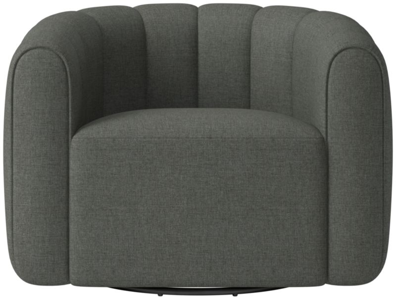 Fitz Swivel Chair Taylor Charcoal - image 0 of 7