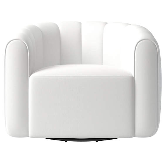 Fitz Swivel Chair Nomad Marshmallow
