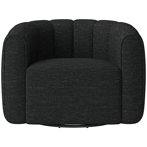 Fitz Swivel Chair Curious Ebony