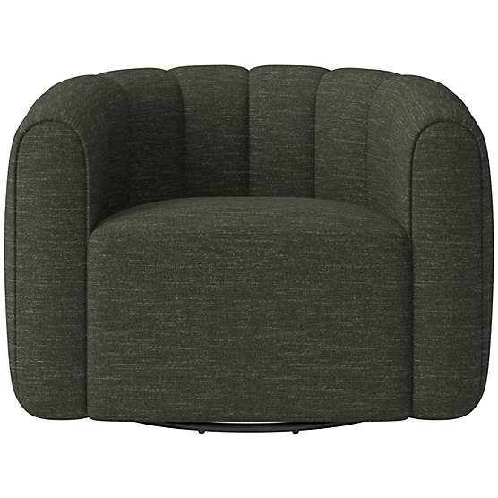 Fitz Swivel Chair Curious Evergreen