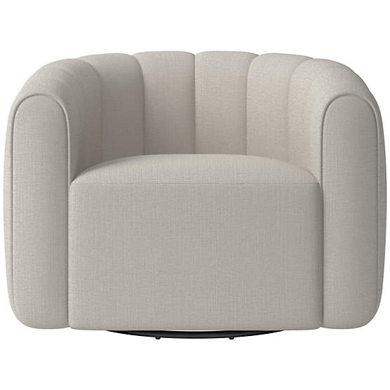 Fitz Swivel Chair Nomad Stone