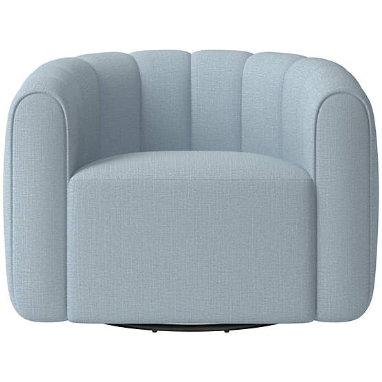 Fitz Swivel Chair Nomad Chambray