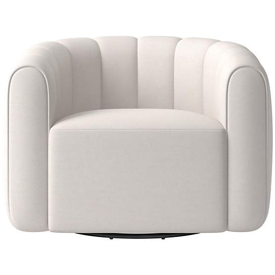 Fitz Swivel Chair Nomad Pebble