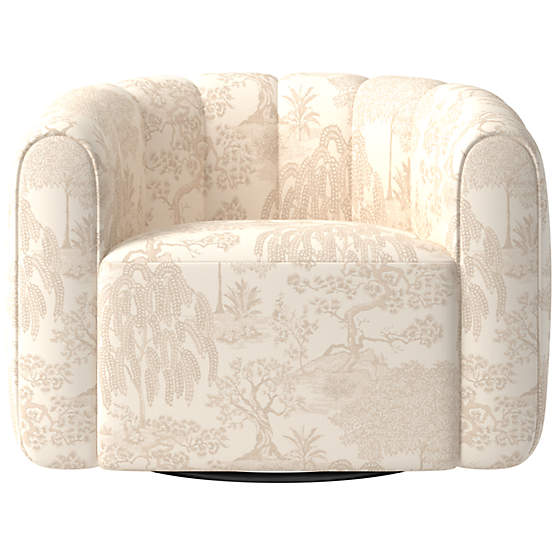 Fitz Swivel Chair Willow Natural