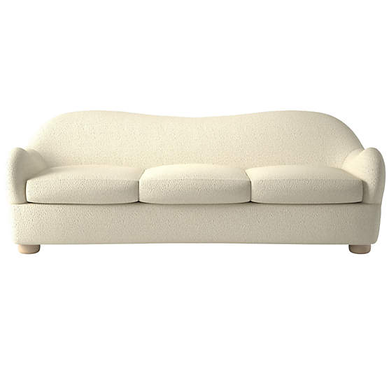 Bacio Sofa Bloce Cream by Ross Cassidy