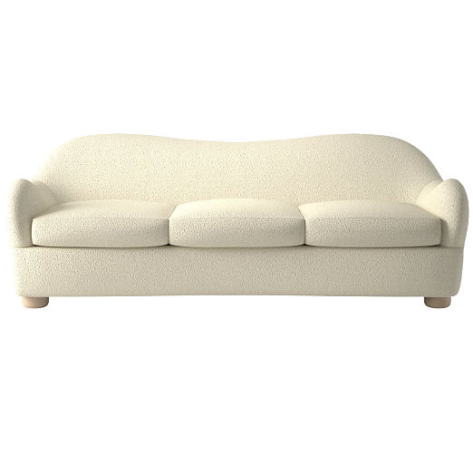 Bacio Sofa Bloce Cream by Ross Cassidy