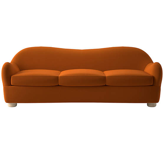 Bacio Sofa Luca Russet by Ross Cassidy