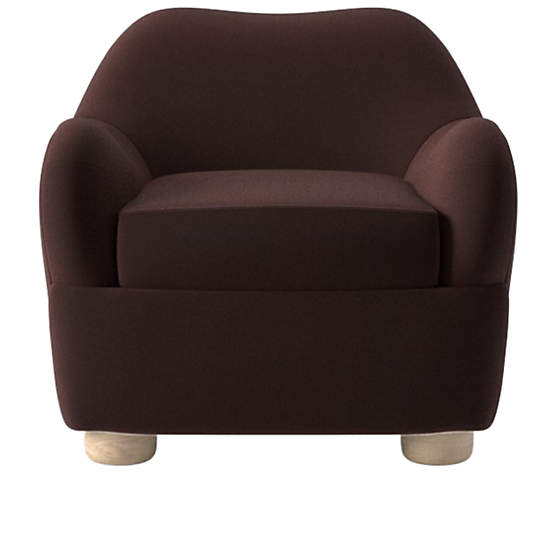 Bacio Lounge Chair Luca Espresso by Ross Cassidy