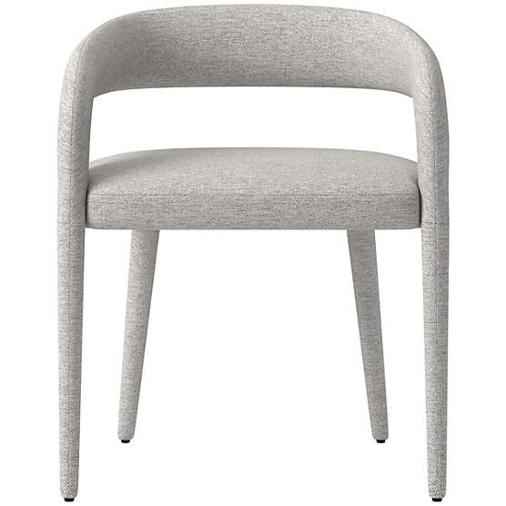 Lisette Dining Armchair Hatch Platinum