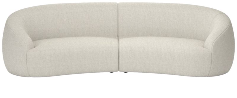 Viewing product image Roma 2-Piece Sectional Sofa Nomad Snow by Ross Cassidy - image 1 of 7