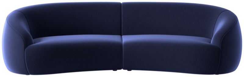 Viewing product image Roma 2-Piece Sectional Sofa Luca Eclipse by Ross Cassidy - image 1 of 7