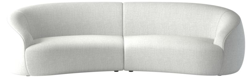 Roma 2-Piece Sectional Sofa Elliot Dove by Ross Cassidy - image 0 of 8