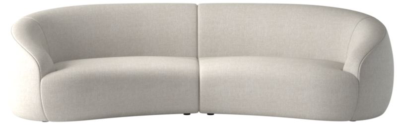 Viewing product image Roma 2-Piece Sectional Sofa Deauville Dune by Ross Cassidy - image 1 of 7