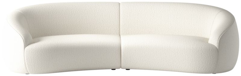 Viewing product image Roma 2-Piece Sectional Sofa Wooly Sand by Ross Cassidy - image 1 of 7