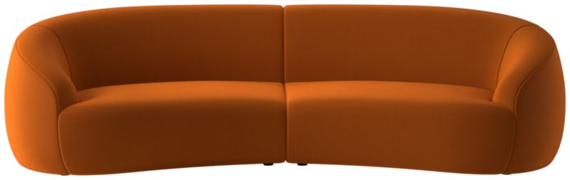 Viewing product image Roma 2-Piece Sectional Sofa Luca Russet by Ross Cassidy - image 1 of 7