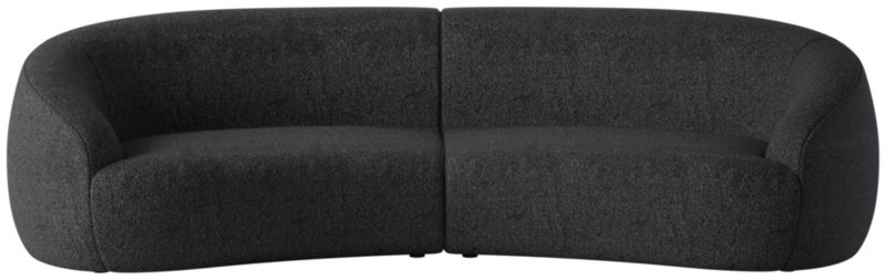 Viewing product image Roma 2-Piece Sectional Sofa Bloce Noir by Ross Cassidy - image 1 of 7