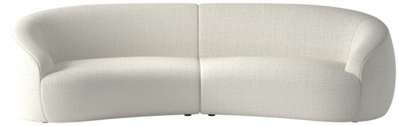 Viewing product image Roma 2-Piece Sectional Sofa Lindy Snow by Ross Cassidy - image 1 of 7