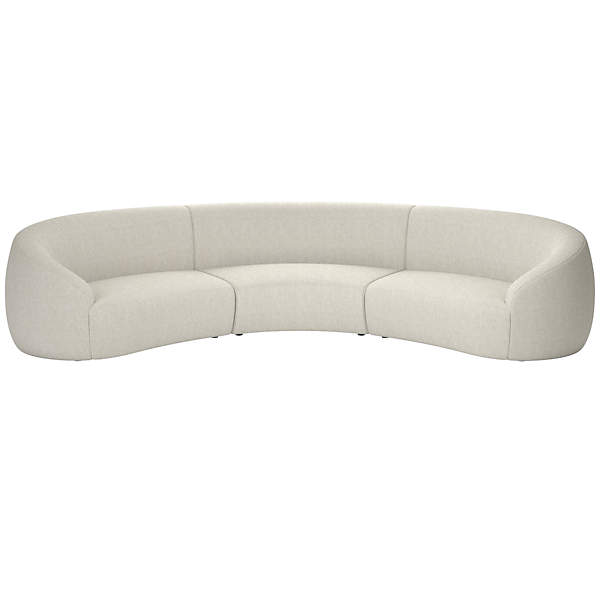 Roma 3 Piece Sectional Sofa by Ross Cassidy CB2