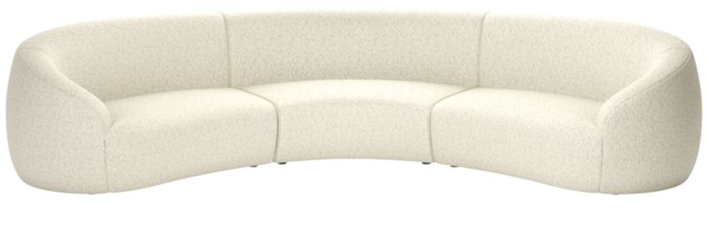 Viewing product image Roma 3-Piece Sectional Sofa Bloce Grey by Ross Cassidy - image 1 of 7