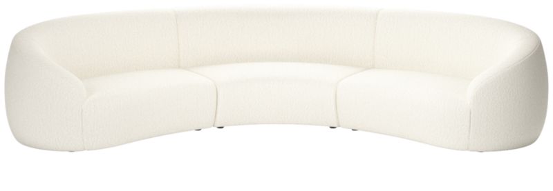 Viewing product image Roma 3-Piece Sectional Sofa Wooly Sand by Ross Cassidy - image 1 of 7