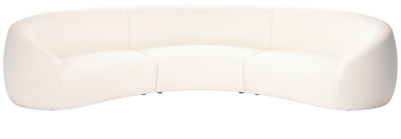 Viewing product image Roma 3-Piece Sectional Sofa Biba Frost by Ross Cassidy - image 1 of 7