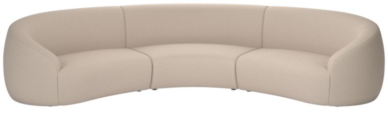 Viewing product image Roma 3-Piece Sectional Sofa Luca Bone by Ross Cassidy - image 1 of 7