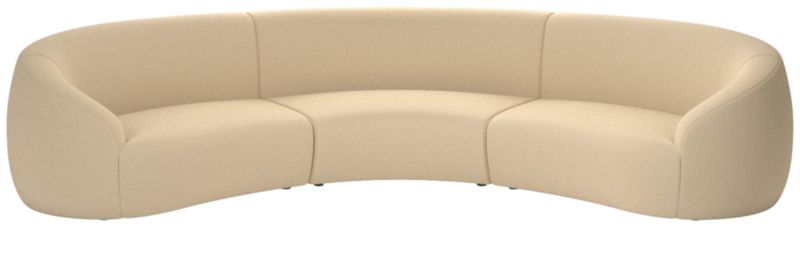 Roma 3-Piece Sectional Sofa Biba Parchment by Ross Cassidy - image 0 of 8